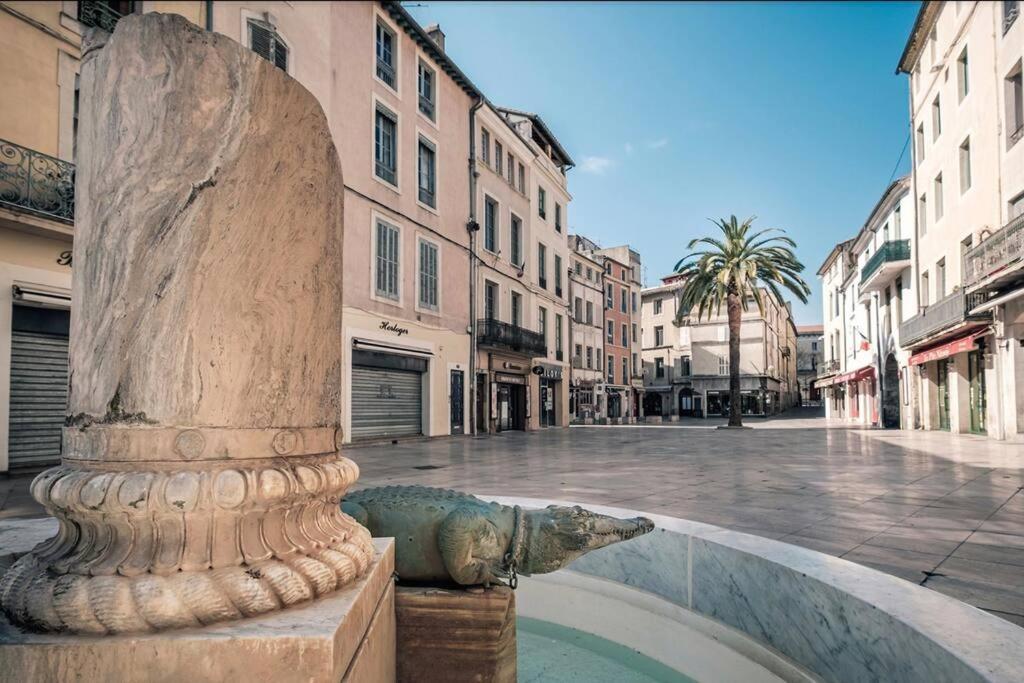 L'Historien - Avec Balcon Coeur De Nimes Lejlighed Eksteriør billede